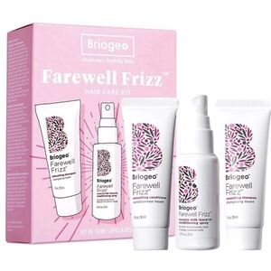 Briogeo Farewell Frizz Hair Care Set - Pink and White
